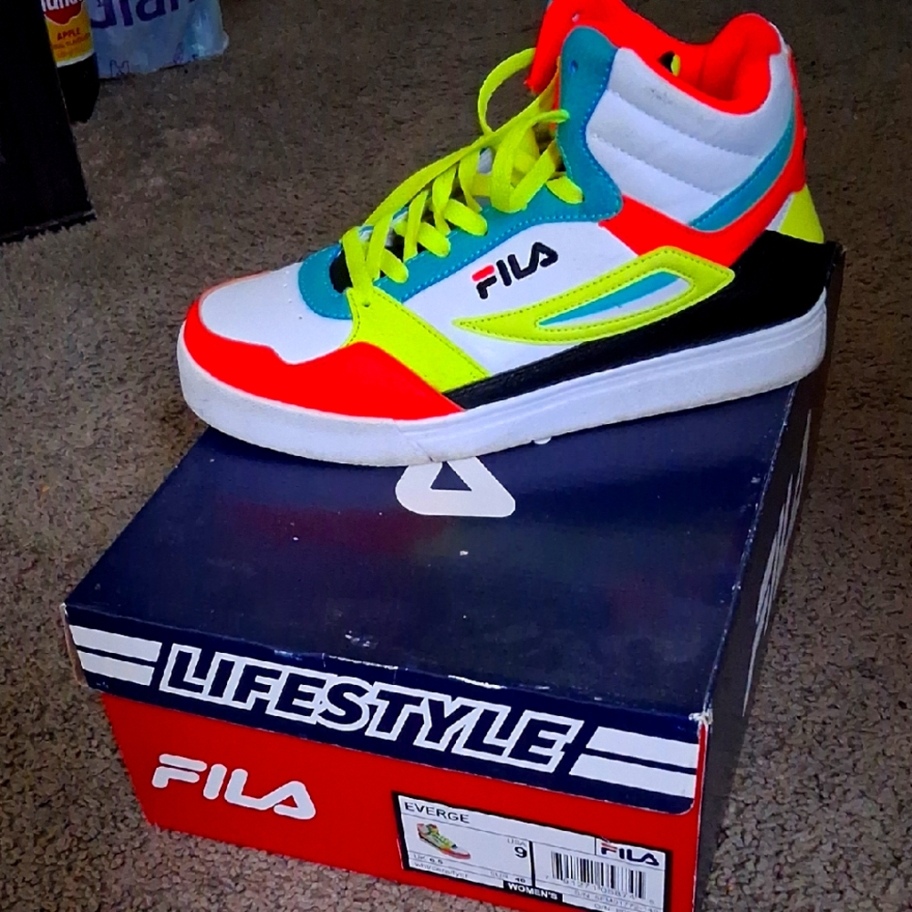 FILA Multicolor High-Top Sneakers